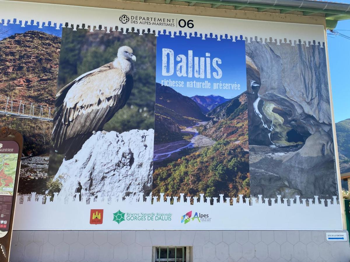 Gite De La Fontaine Gorges De Daluis Dış mekan fotoğraf